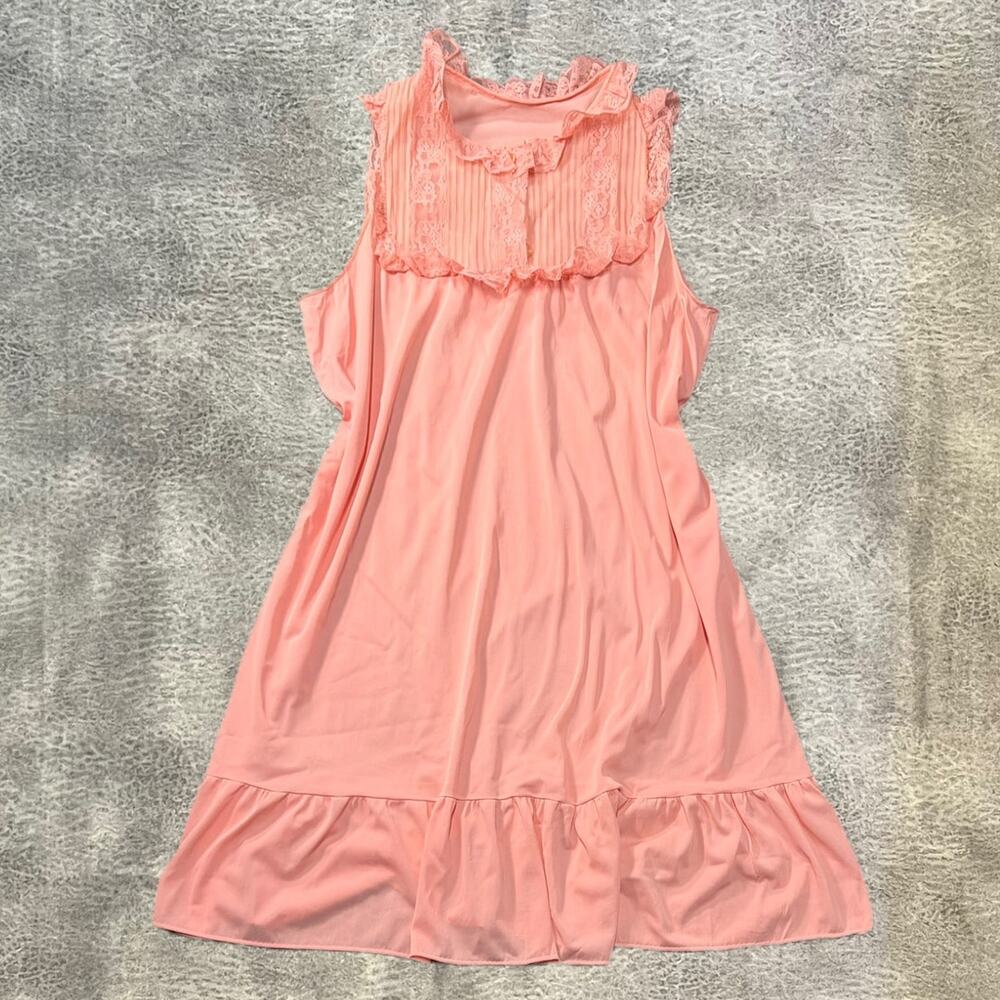 Blush Ruffled Babydoll Nightgown